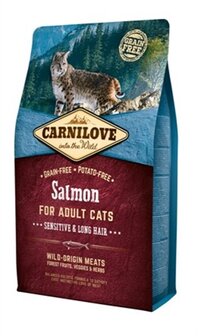 Carnilove Salmon Sensitive / Long Hair 2 KG