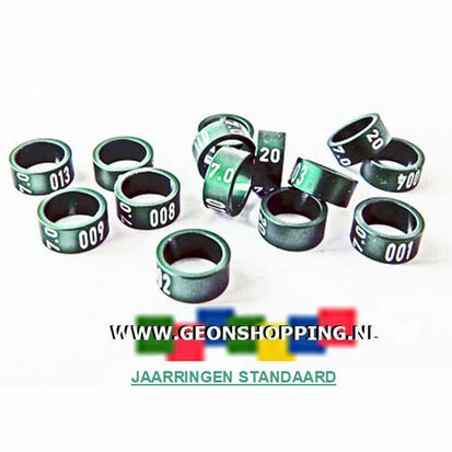 Jaarring standaard 4.5 mm 2026