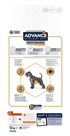Advance Veterinary Diet Dog Weight Balance Medium / Maxi 12 KG