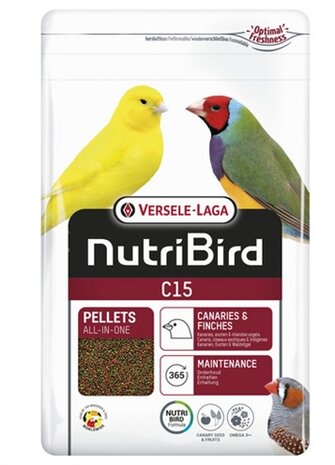 Nutribird C15 Onderhoudsvoeder 1 KG