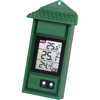 Thermometer minimum-maximum DIGITAAL, groen