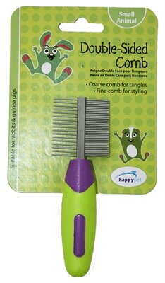 Happy pet knaagdier double sided comb