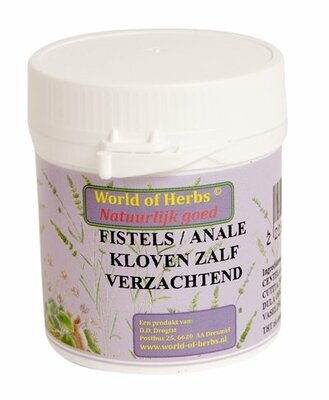 World of herbs fytotherapie fistels / anale kloven zalf