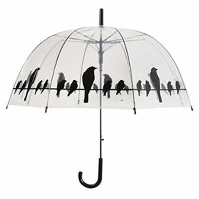 Paraplu Vogels Op Draad Transparant