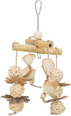 Trixie natuurspeelgoed bamboe/rotan/hout