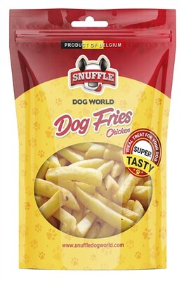 Snuffle dog fries chicken