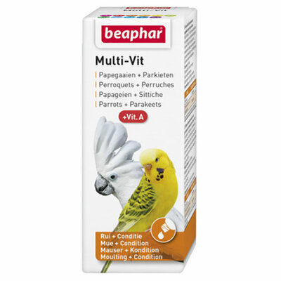 Beaphar Multi-Vit papegaaien + parkieten 20ml