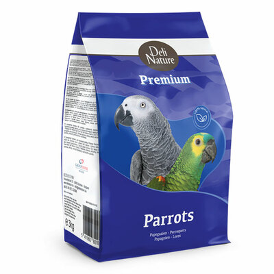 Deli Nature Premium papegaai 3 kg.