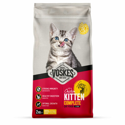 Voskes Kattenbrokken Kitten Kip 2 kg