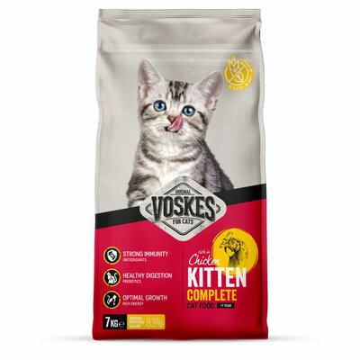 Voskes Kattenbrokken Kitten Kip 7 kg