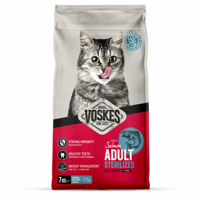 Voskes Kattenbrokken Sterilized Adult Zalm 2 kg