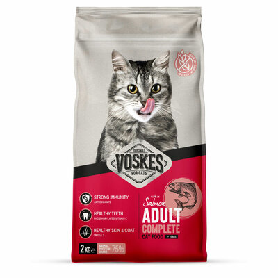 Voskes Kattenbrokken Adult Zalm 2 kg