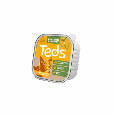 Teds Kuipje Hondenvoer Insect Wortel & Rozemarijn 150 gr