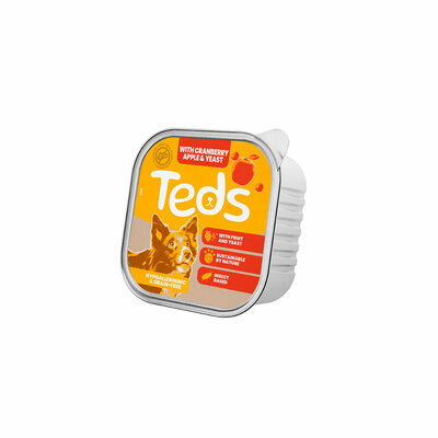 Teds Kuipje Hondenvoer Insect Cranberry & Appel & Gist 150 gr