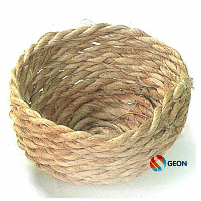 Inlegnest sisal wit klein 10 cm