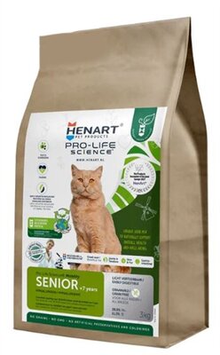 Henart Insect Cat Senior With Hem Eggshell Membrane 3 KG