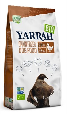 Yarrah Dog Adult Biologisch Graanvrij Kip/Vis 2 KG