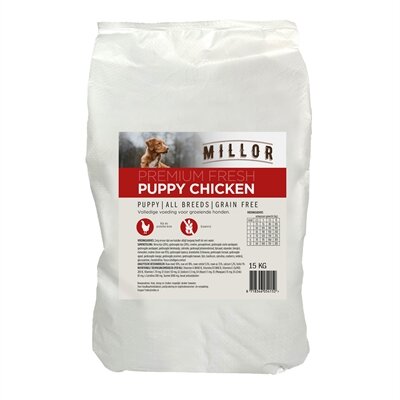 Millor Premium Extruded Fresh Puppy Chicken Grain Free 15 KG
