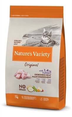 Natures Variety Original Sterilized Turkey No Grain 7 KG