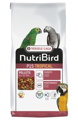 Nutribird P15 Tropical Onderhoudsvoeder 10 KG