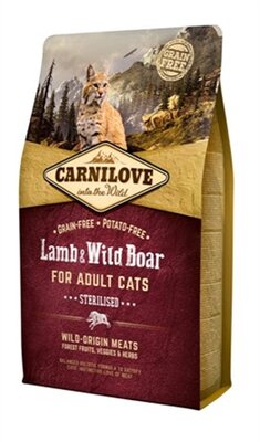 Carnilove Lamb / Wild Boar Sterilised 2 KG