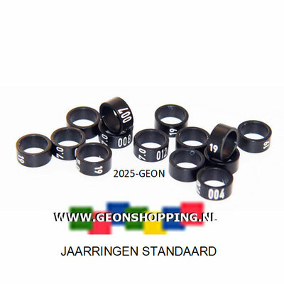 Jaarring Standaard 8.0 mm 2025