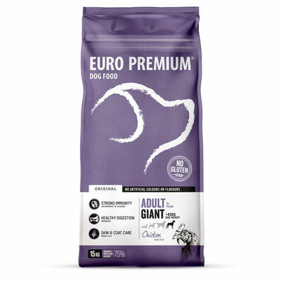 Euro-Premium adult giant chicken&rice 15kg