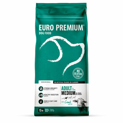 Euro-Premium adult medium lamb&rice 12kg
