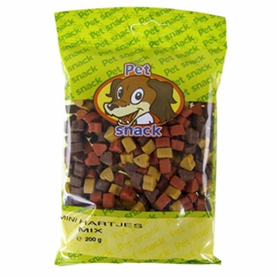 Petsnack Mini Hartjes Mix 14X200 GR