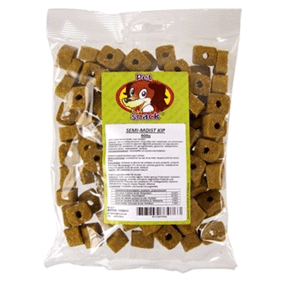 Petsnack Semi-Moist Kip 10X500 GR