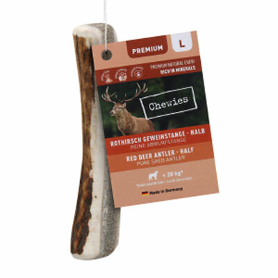 Chewies edelhertengewei half L tussen 80gr-139gr 1st