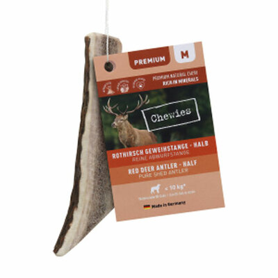 Chewies edelhertengewei half M tussen 50gr-79gr 1st