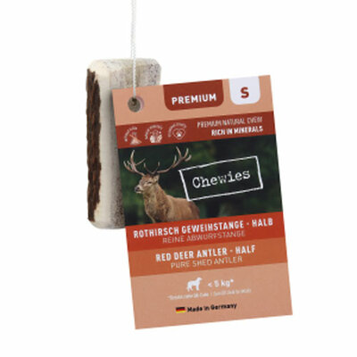 Chewies edelhertengewei half S tussen 30gr-49gr 1st