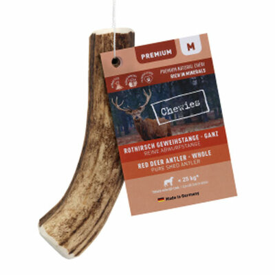 Chewies edelhertengewei heel M tussen 80gr-119gr 1st