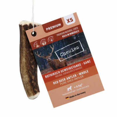 Chewies edelhertengewei heel XS tussen 25gr-49gr 1st