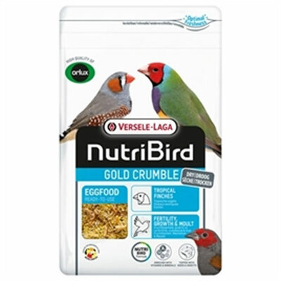 NUTRIBIRD GOLD CRUMBLE DROOG EIVOER TROPISCHE VOGELS 1 KG