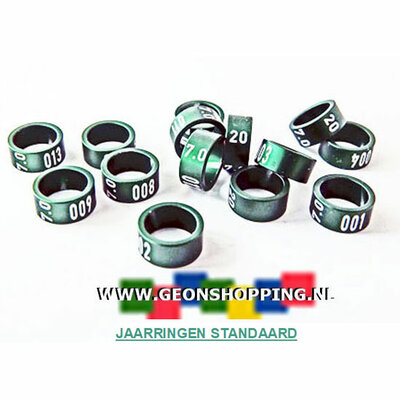 Jaarring Standaard 9.0 mm 2026